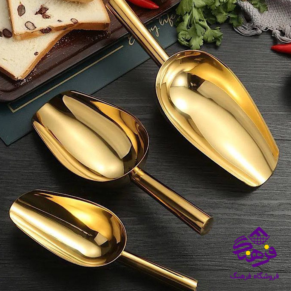 سرتاس استیل کوچک طلایی